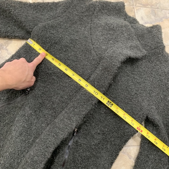 ANN TAYLOR Wool Fuzzy Sweater Jacket - Picture 9 of 10